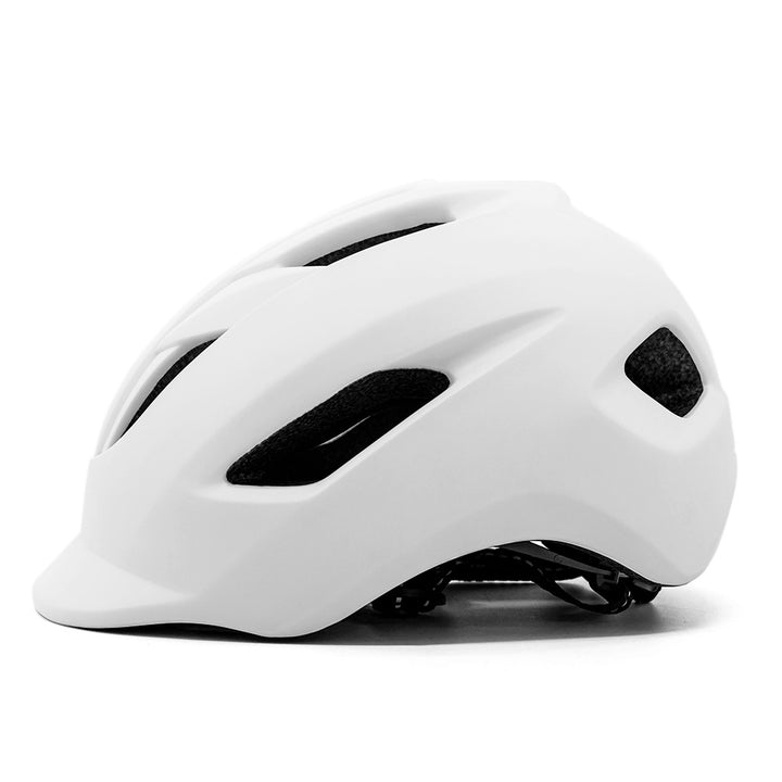 urban commuter cycling helmet with adjustable retention and integrated visor Bowlift