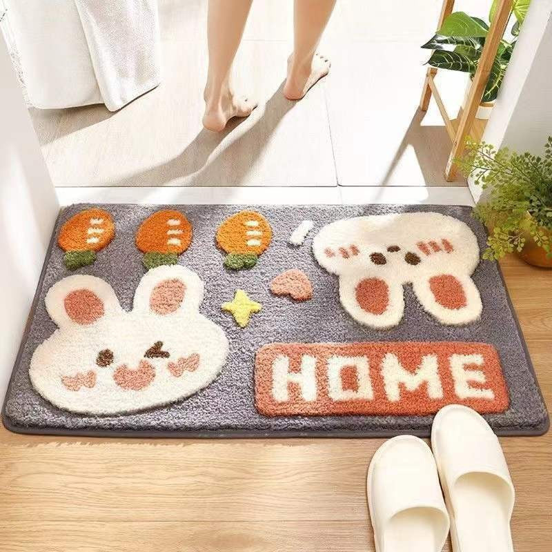 Cute Cat-Themed Bath Mat