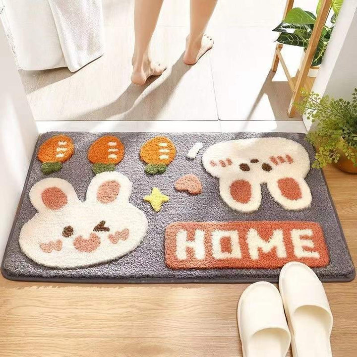 Cute Cat-Themed Bath Mat