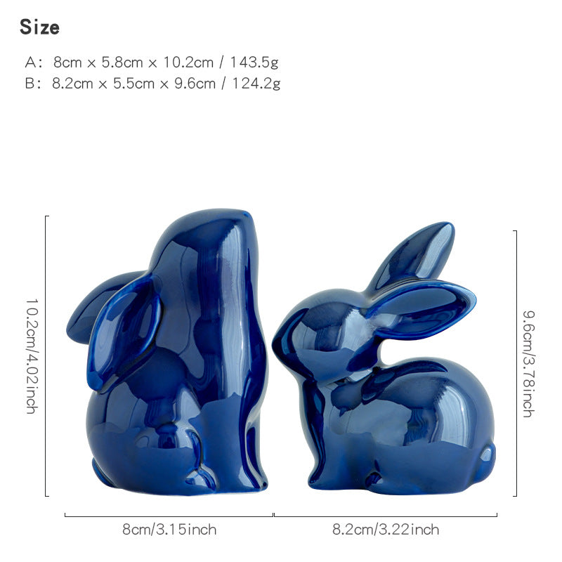 Artistic Ceramic Hare Bowlift