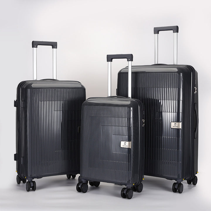 multi-size hardshell spinner luggage set with telescopic handles and double-spinner wheels Bowlift