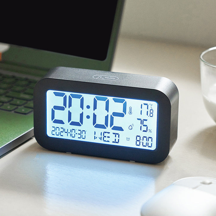 Digital Multi-Function Weather Alarm Clock Bowlift