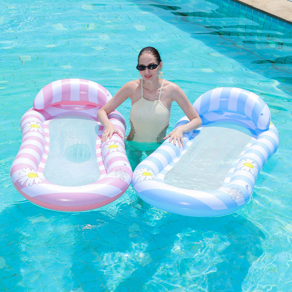 Unisex Inflatable Sun Seat with Mesh Bottom Bowlift