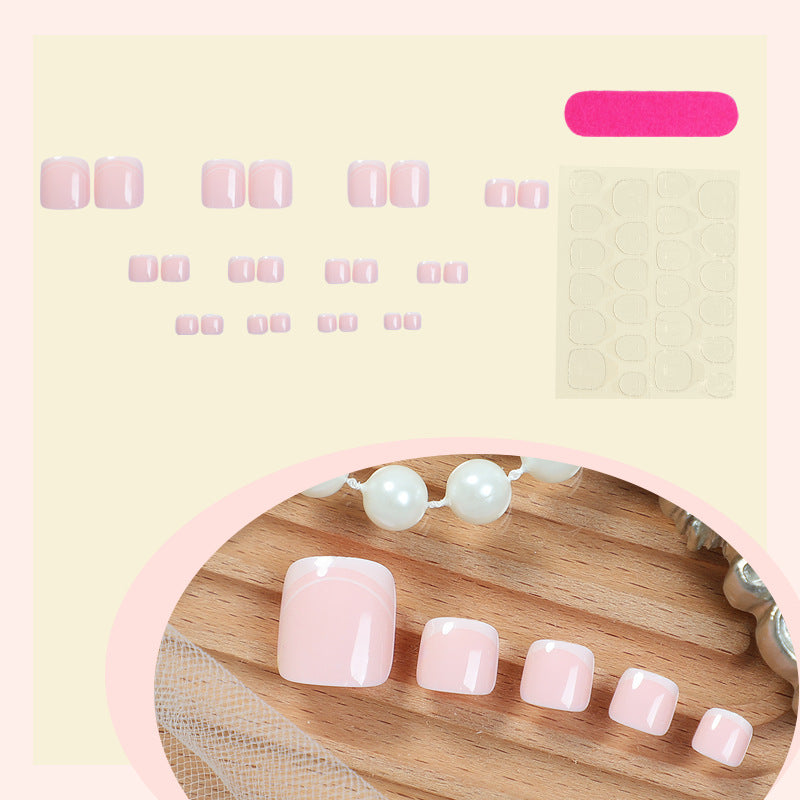 Premium Press-On Nail Set with Decorative Marble Design Bowlift