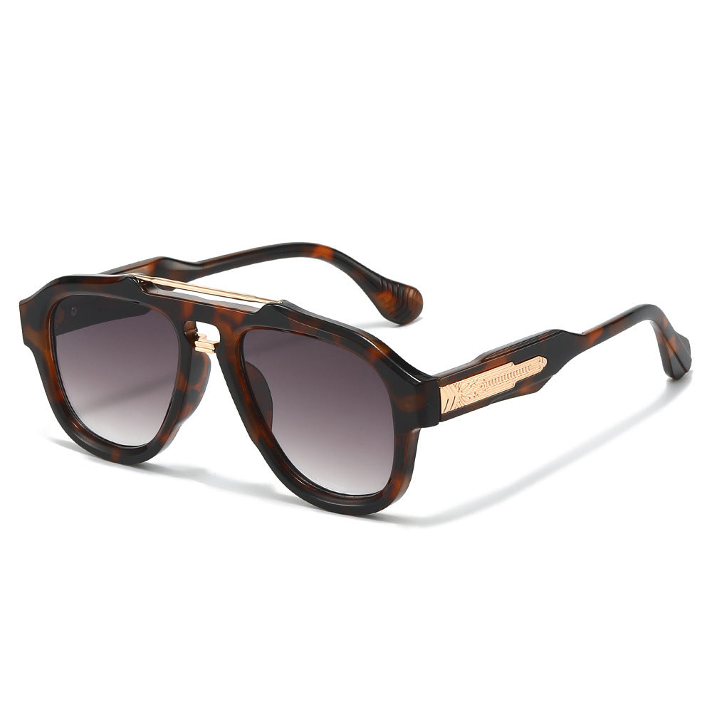 Fashion-Forward Semi-Transparent Shield Sunglasses Bowlift