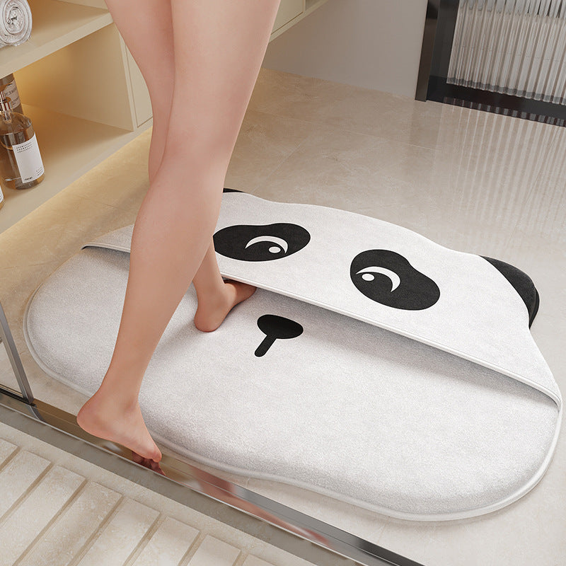 Cute Cartoon Bear Bath Mat Bowlift 1786979945