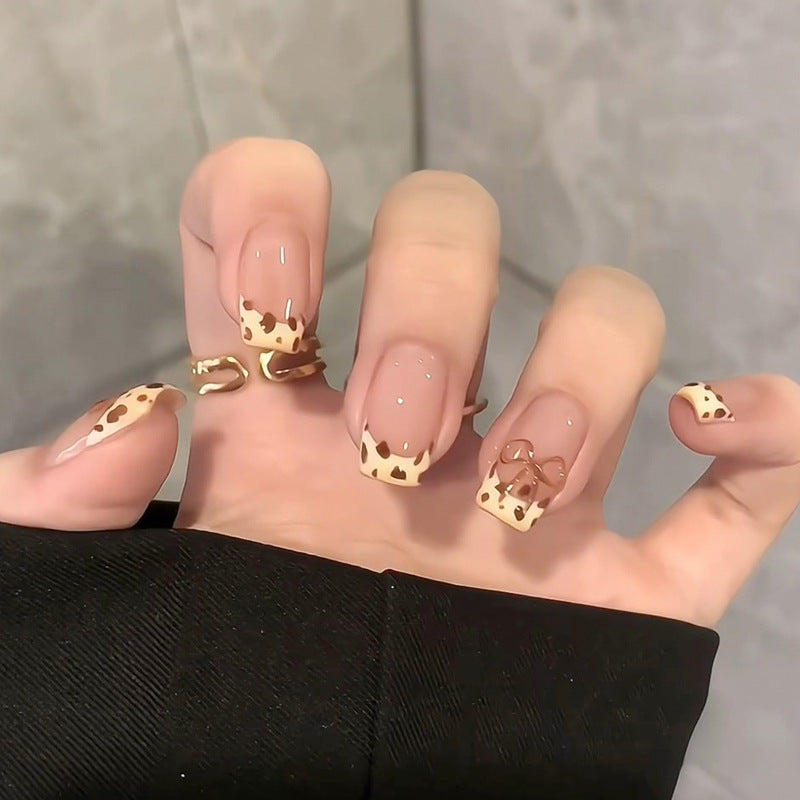 Artistic Nail Extensions with Decorative Elements Bowlift