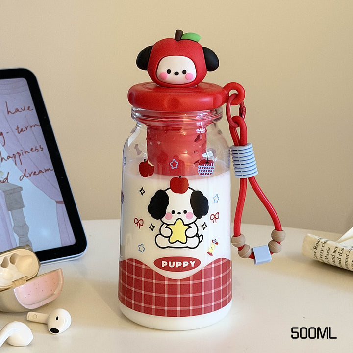 Women's creative drinking bottle with fruit motif Bowlift