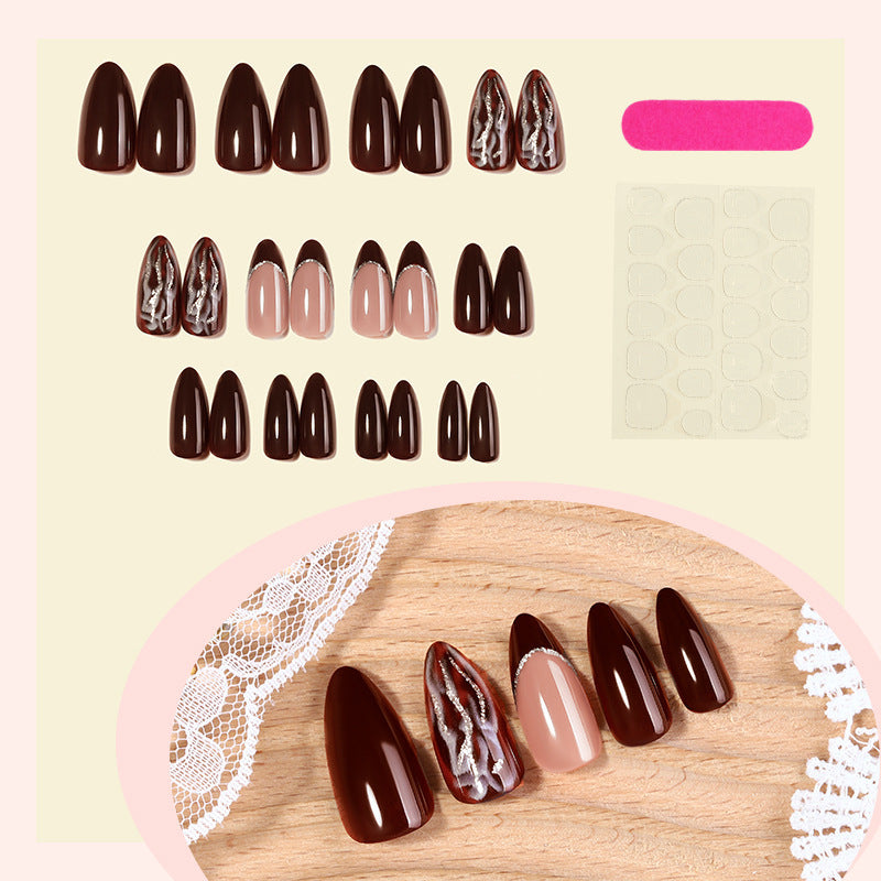 Artificial Nail Sticker Set with Elegant Designs Bowlift