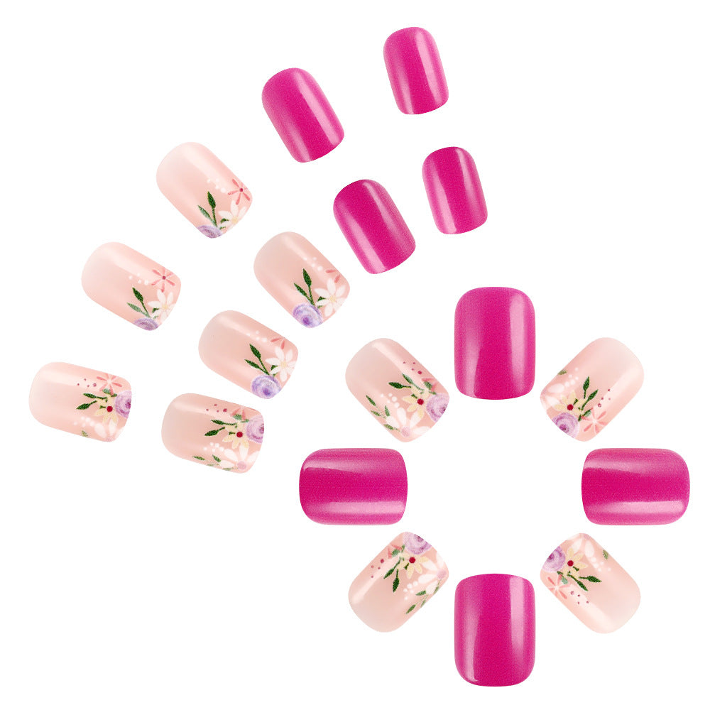 Floral Design Nail Art Kit Bowlift