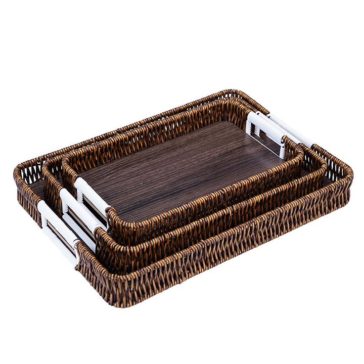 Decorative Woven Serving Tray Bowlift