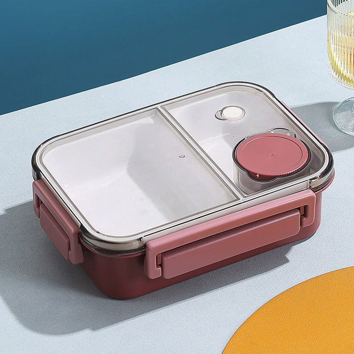 Stainless Steel Bento Box with Leak-Proof Lid