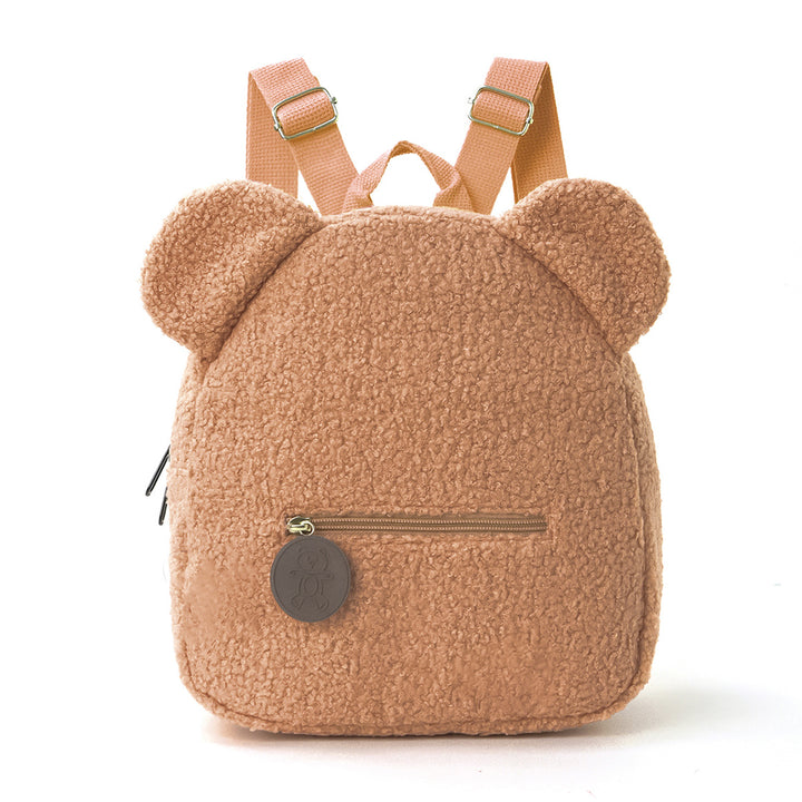 Plush Backpack with Animal Ears Bowlift