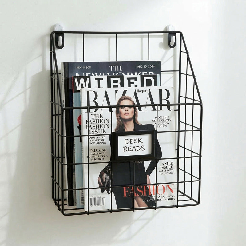 Wall shelf with storage basket Bowlift