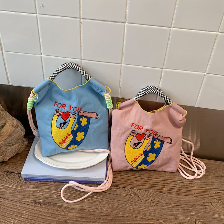 Shoulder bag with creative design and adjustable carrying system Bowlift