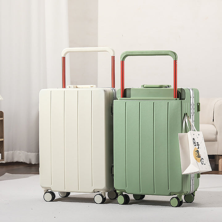 Unisex Compact Hard-Shell Spinner Luggage Bowlift