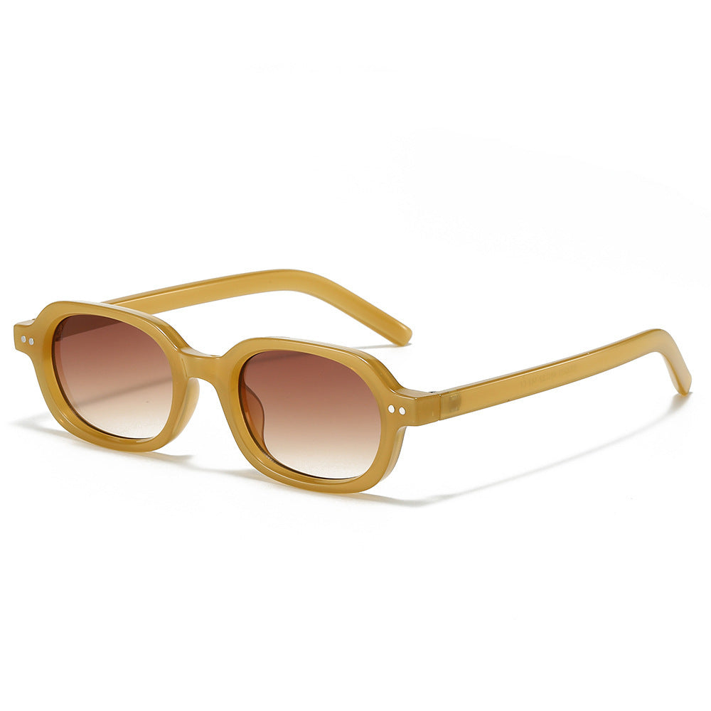 Stylish Vintage-Inspired Oval Sunglasses Bowlift