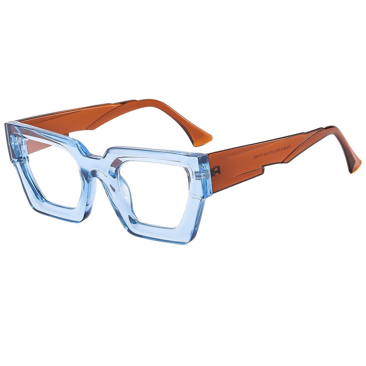 Ladies stylish square sunglasses in modern design with refined plastic frame Bowlift
