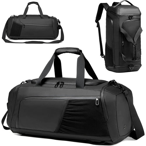 Multi-Compartment Travel Sports Duffel Bag Bowlift