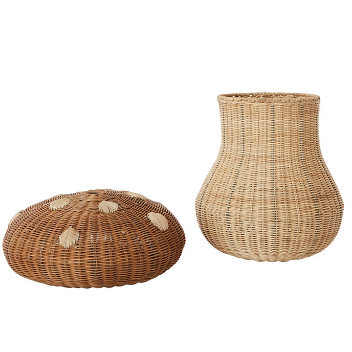 Playful basket in mushroom design Bowlift