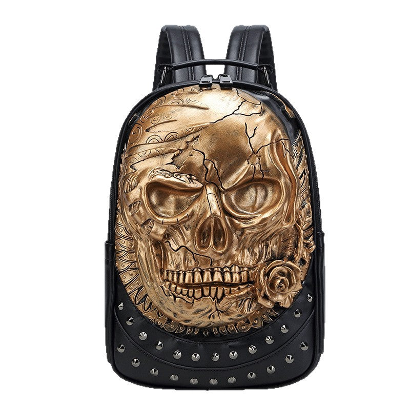 Stylish backpack with skull design Bowlift