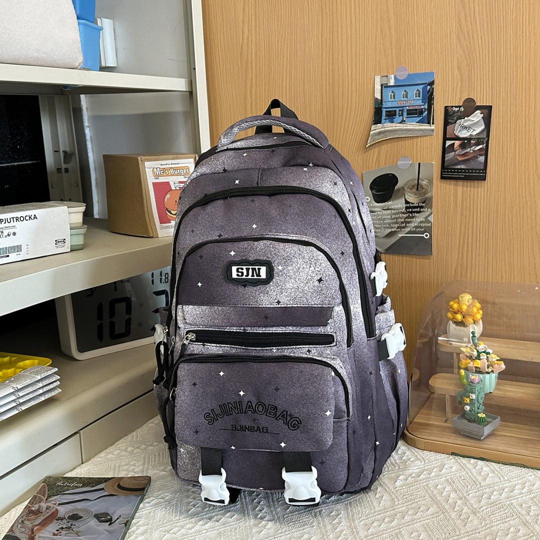 Charming Star Print Backpack