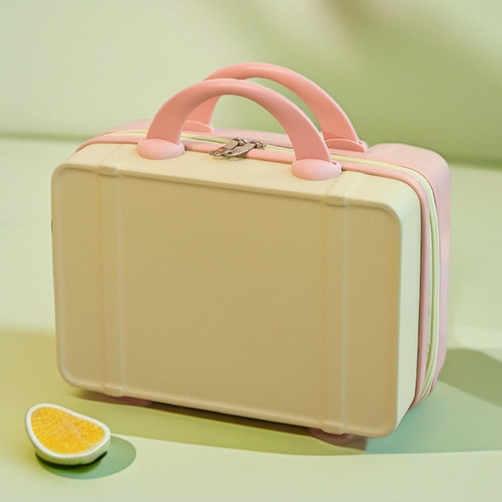 compact hard-shell cosmetic and travel vanity case with dual top handles Bowlift