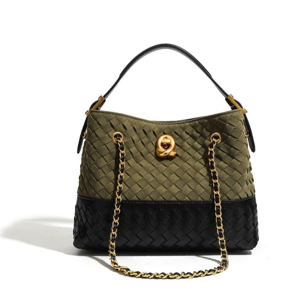 Woven Bucket Handbag Bowlift
