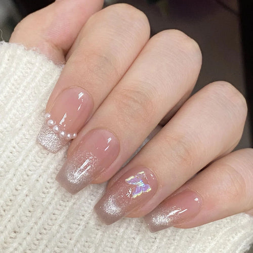 Glossy Gradient Press-On Nail Extensions Bowlift