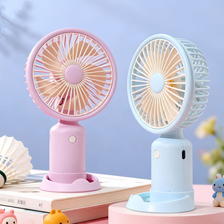 Women's portable USB mini fan with adjustable speed control Bowlift
