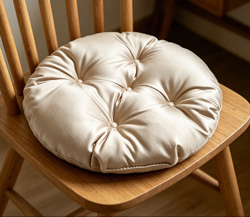 Plush Tufted Chair Cushion Bowlift