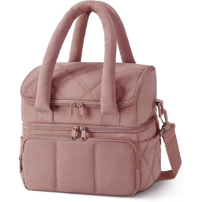 Stylish cosmetic travel bag with multiple compartments Bowlift