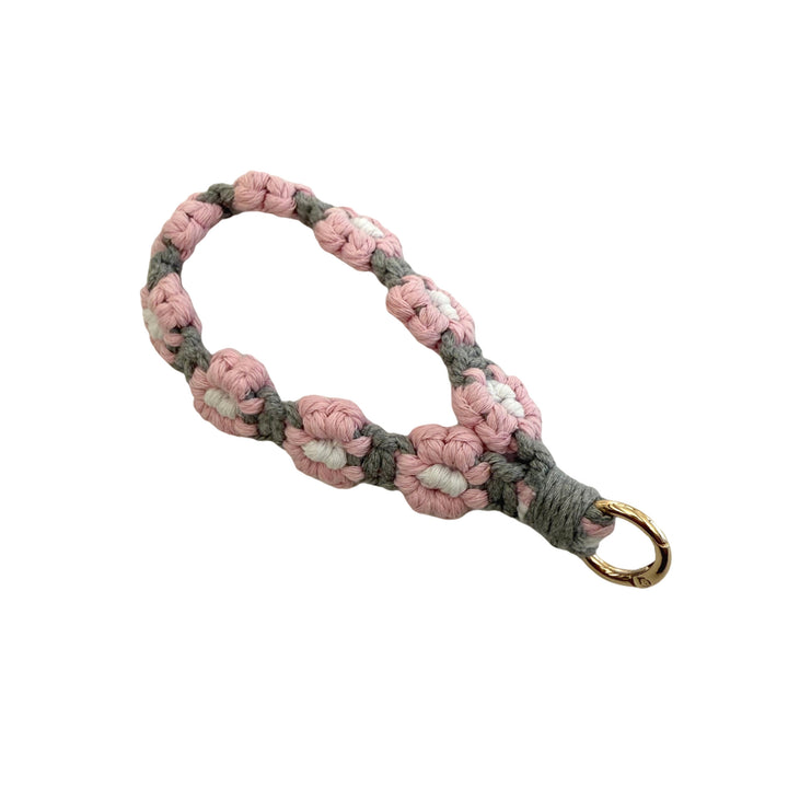 Floral Macrame Keychain Holder Bowlift