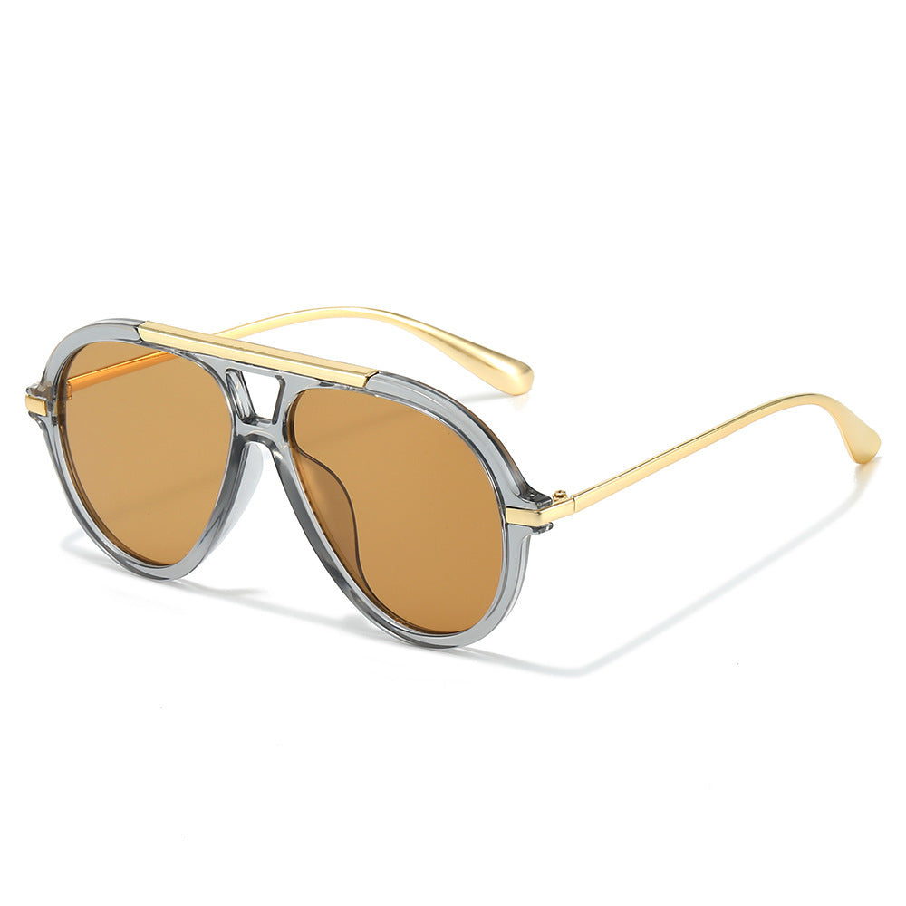 Fashion-Forward Futuristic Round Sunglasses Bowlift