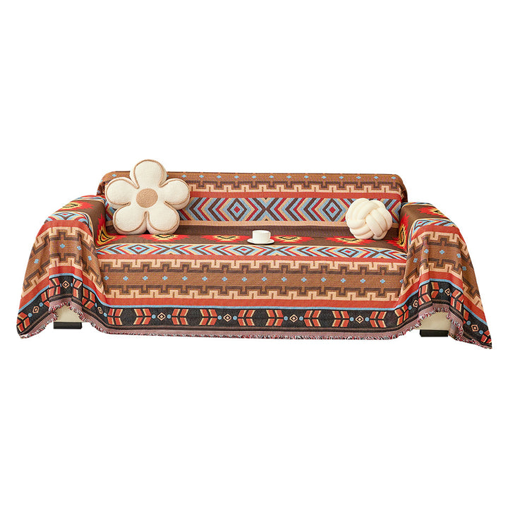 Geometric Patterned Decorative Throw Blanket