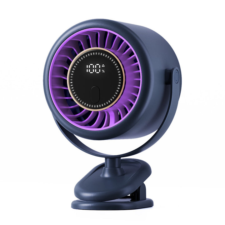 Women's portable hand fan with digital display Bowlift
