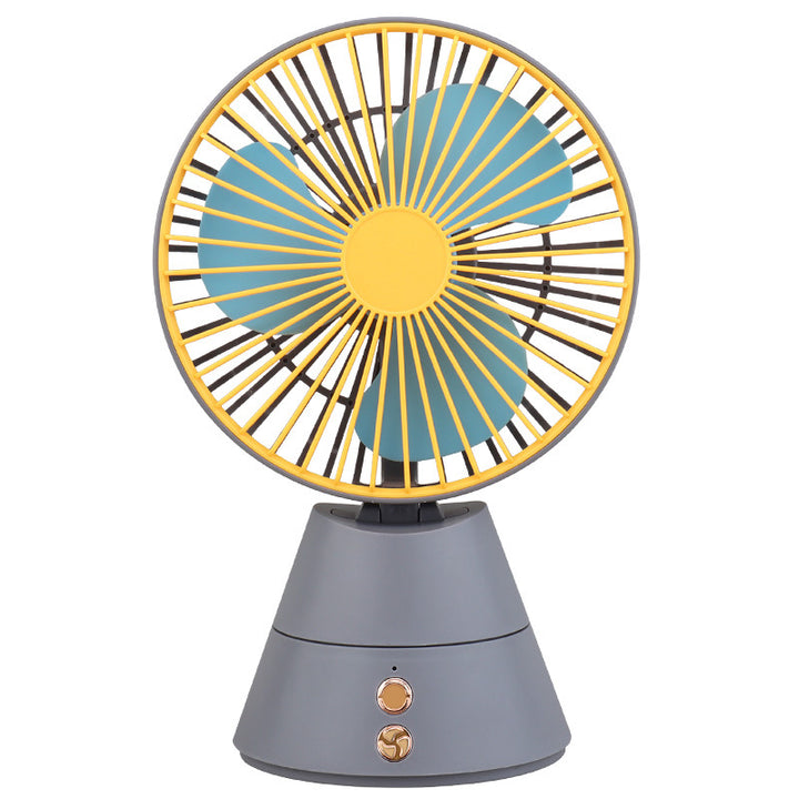 Unisex Portable Table Fan with Flexible Tilt Mechanism Bowlift