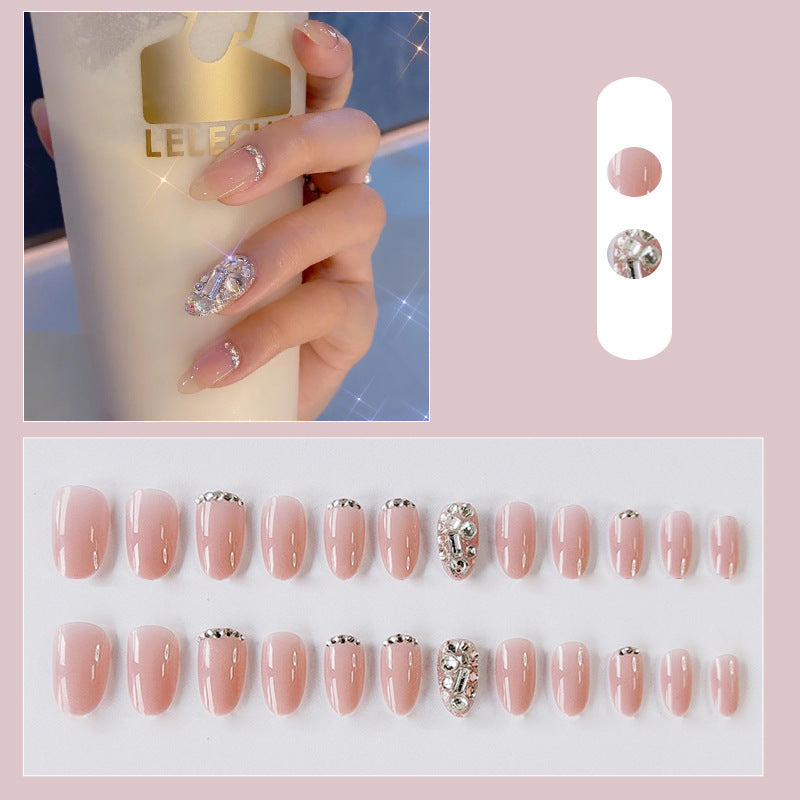 Artificial nails with elegant bow motifs Bowlift
