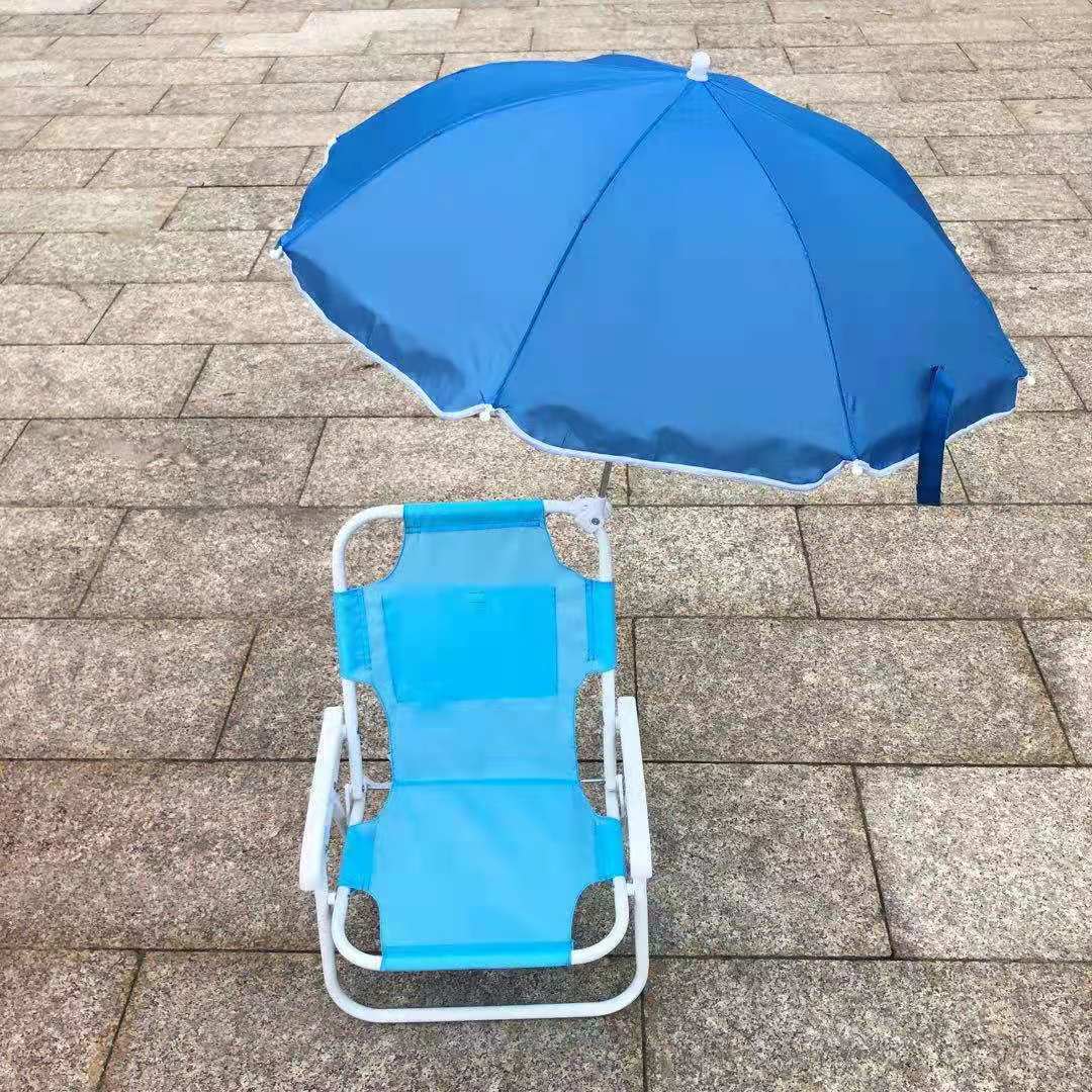 Beach chair with sun umbrella Bowlift