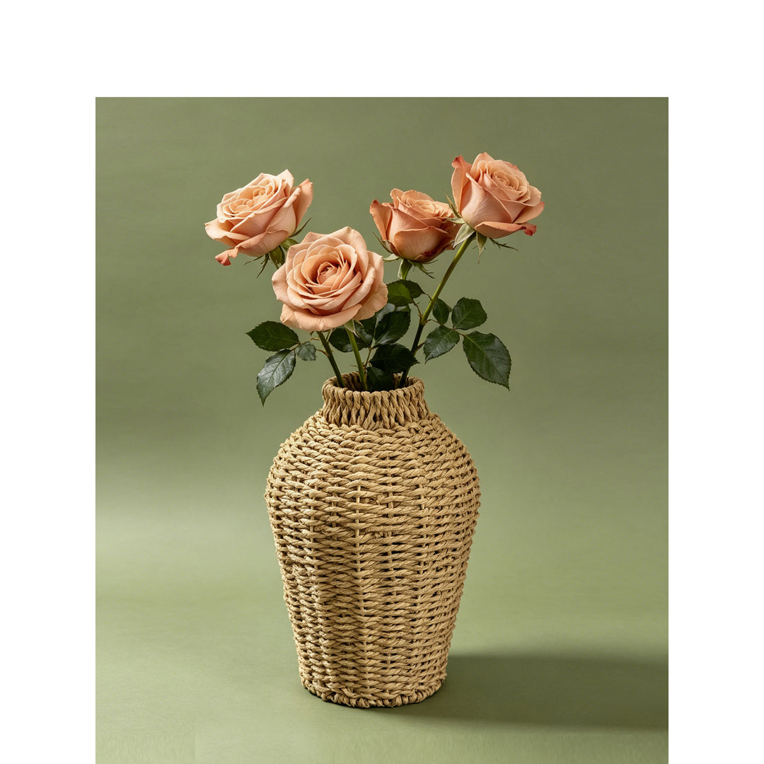 Handwoven Seagrass Decorative Vase Basket Bowlift