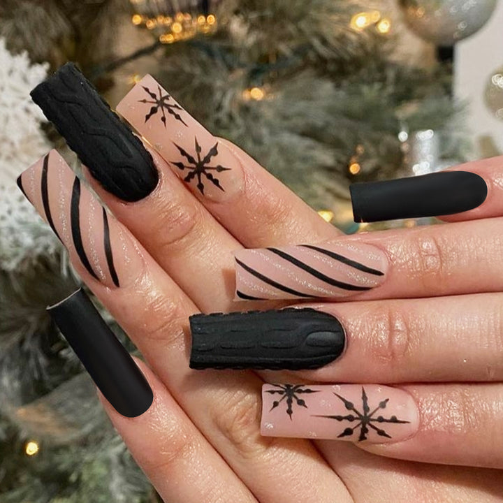 Elegant Artificial Nail Design Set Bowlift