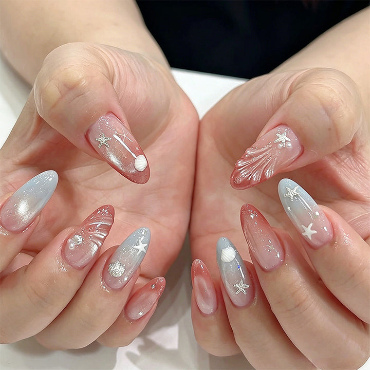 Luxury Nail Art Set with Galactic Designs Bowlift