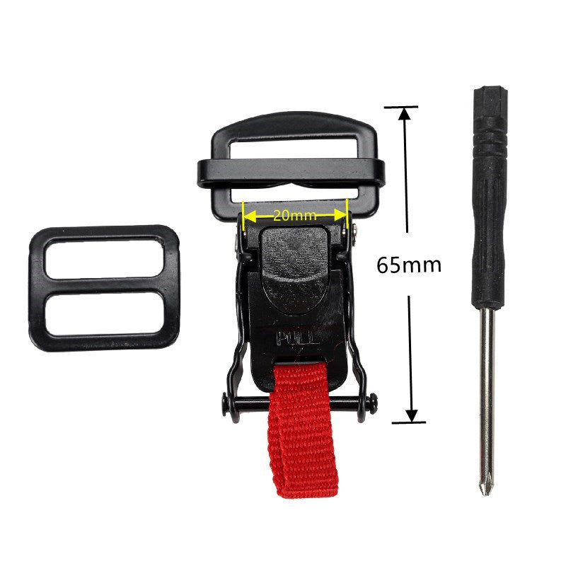 Durable Quick-Release Helmet Safety Buckle Kit Bowlift