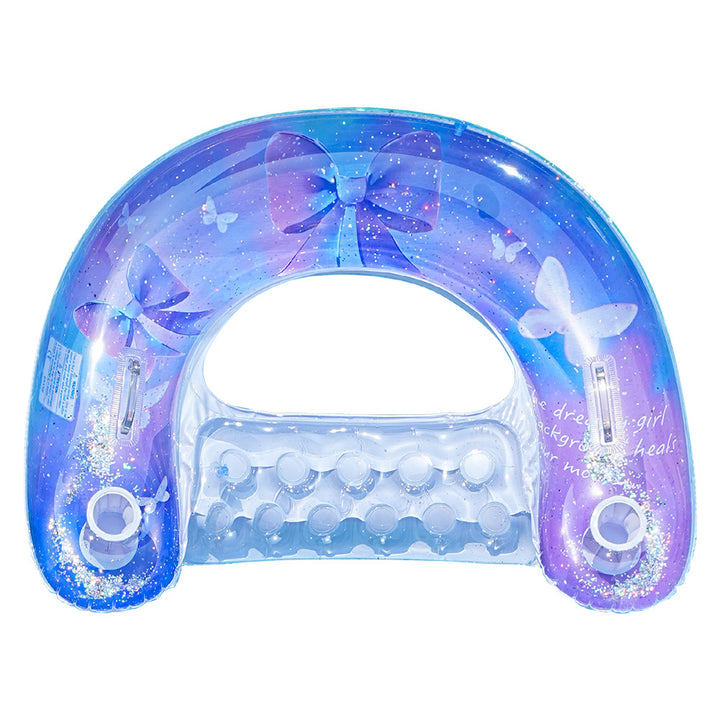 Ladies Inflatable Water Swimming Ring with Ergonomic Grip Bowlift