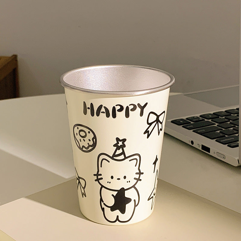 Playful paper cup with cheerful animal design Bowlift