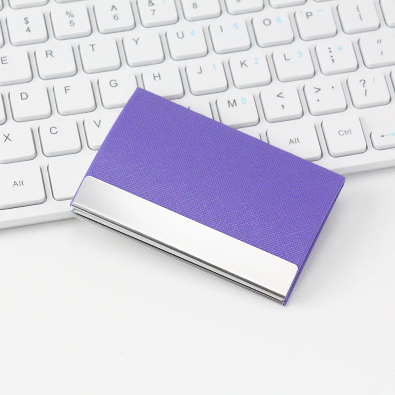 Elegant Textured Business Card Holder