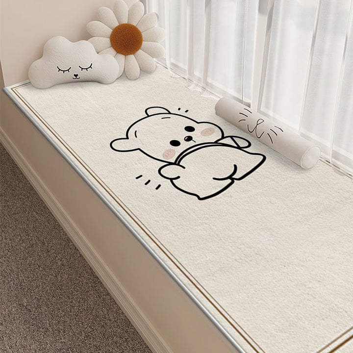 Cute Cartoon Animal Accent Rug