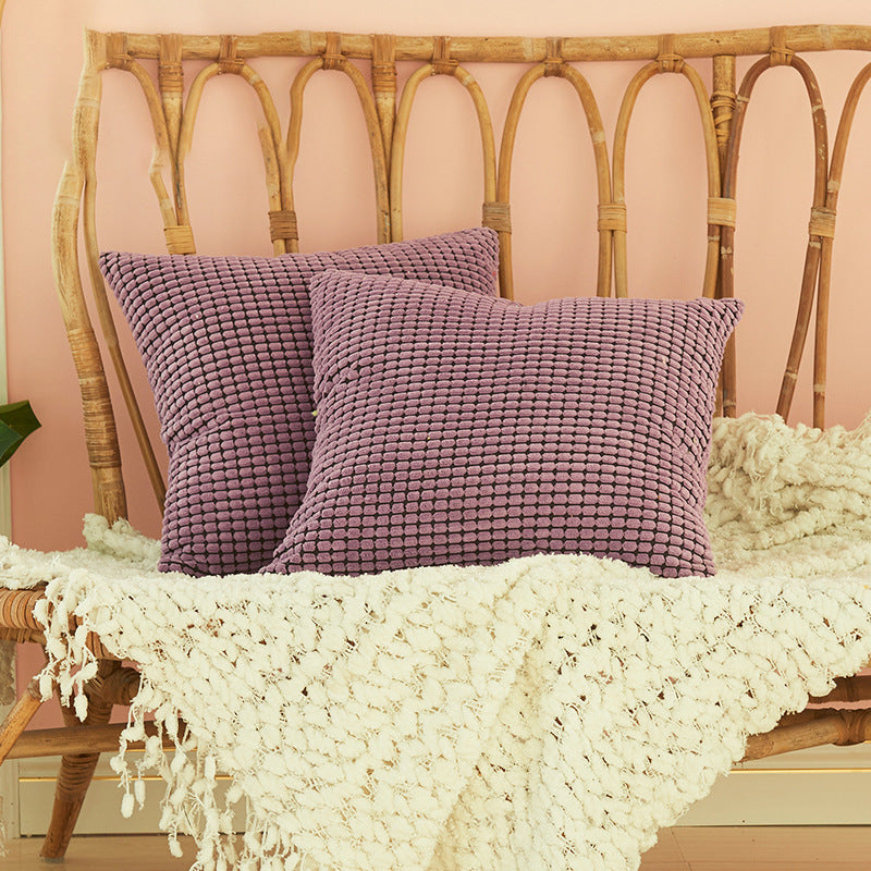 Textured Square Decorative Pillow