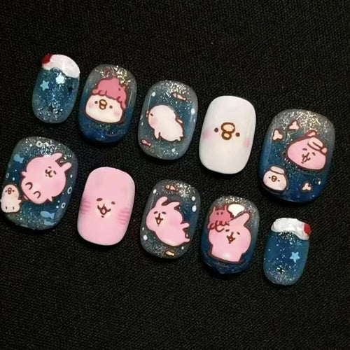 Cartoon Character Nail Art Set Bowlift