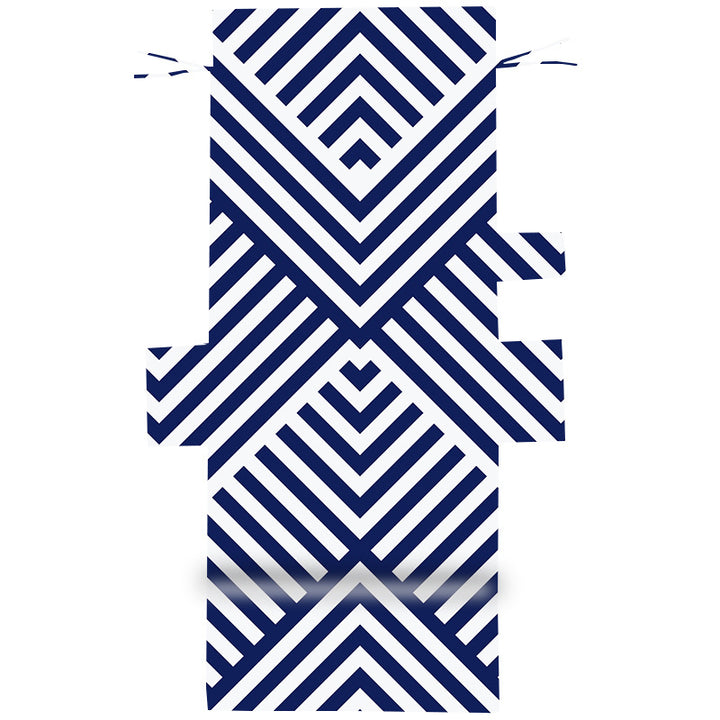 Sporty towel with creative striped pattern Bowlift